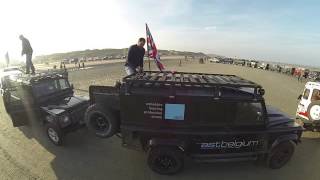 Athlete Statistics Xrover Defender with Union Jack flag