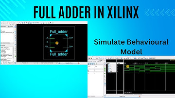 Full adder using ISE design suit 14.7| VHDL code| Test bench |Xilinx