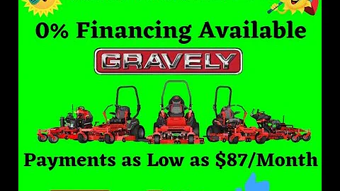 Gravely End-of-Summer Mower Sale! 🌞 0% Financing for 48 Months at Ocala Tractor.