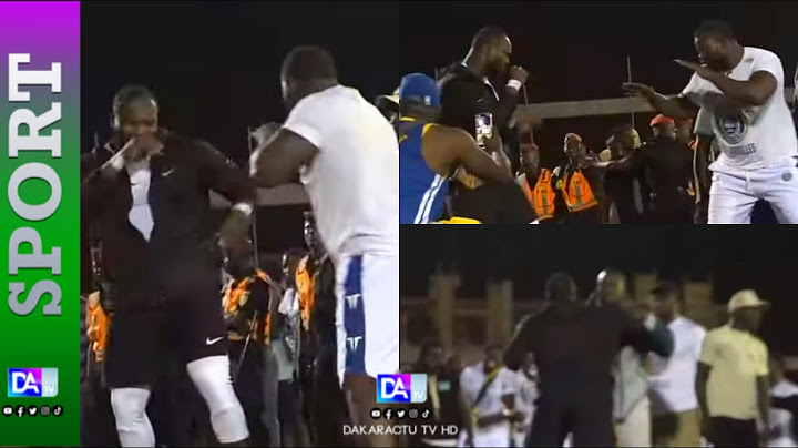 Contact physique de Modou Lo avec les lutteurs de Parcelles : Laye Pythagore, Franc et Cie….