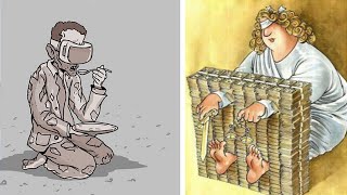 Powerful Illustrations Of Our Sad Reality Motivational Pictures Harsh Reality Sad Video 2023