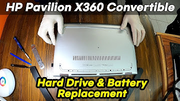 HP Pavilion X360 Convertible Disassembly (Hard Drive, Battery Replacement)
