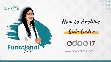 How to archive sale order in Odoo | Archive sales document