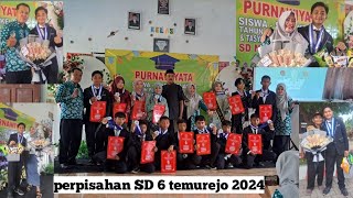 acara perpisahan potong tumpeng mas arga di SD 6 temurejo bangorejo banyuwangi 2024
