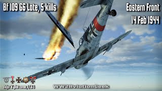 Bf 109 G6: Dogfights with Yak-7s on Low Altitude CAP | Ace in a Day | WW2 Air Combat Flight Sim