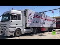 قافلة "صندوق تحيا مصر" تصل ميناء رفح حاملة مساعدات لقطاع غزة