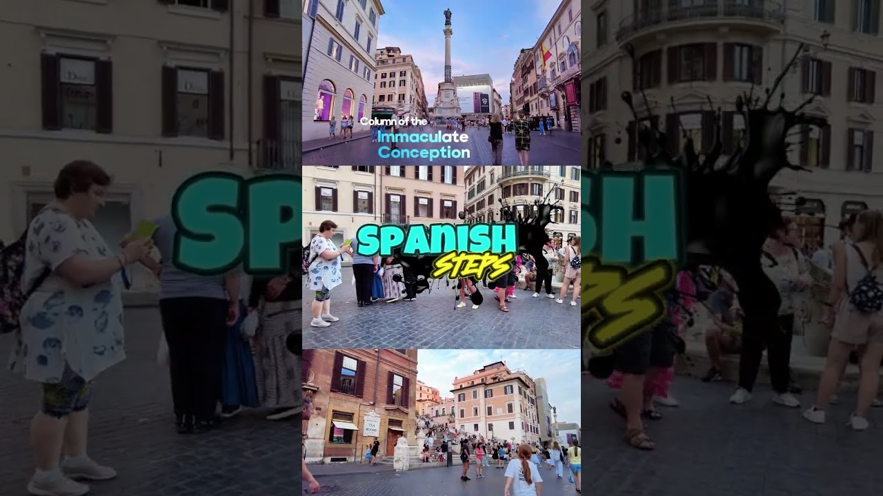 a quick peak at ROME's Spanish Steps🚶‍♂️🇮🇹👀 