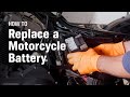 How to Replace a Motorcycle Battery