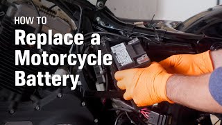 How to Replace a Motorcycle Battery