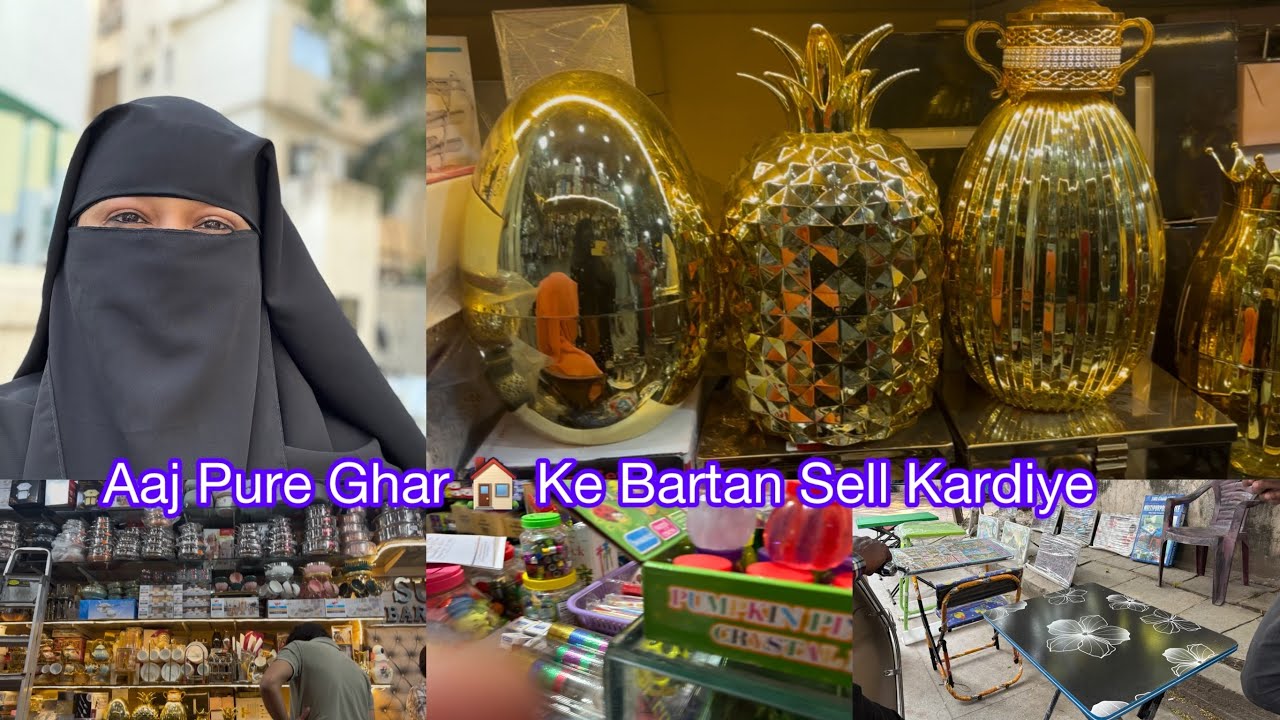 Aaj Pure Ghar 🏠 ke Bartan Sell kardiye | Hyderabadi House Wife’s Vlogs | Indian Mom’s Vlogs #vlog 