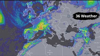 Europe Weather | April 14 , 2025 - ECMWF Model , Precipitation ( Rain Storms ) In Europe