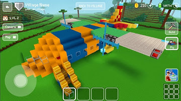 Block Craft 3D: Building Simulator Games For Free Gameplay#1833 (iOS & Android) | Airplane ✈️✈️