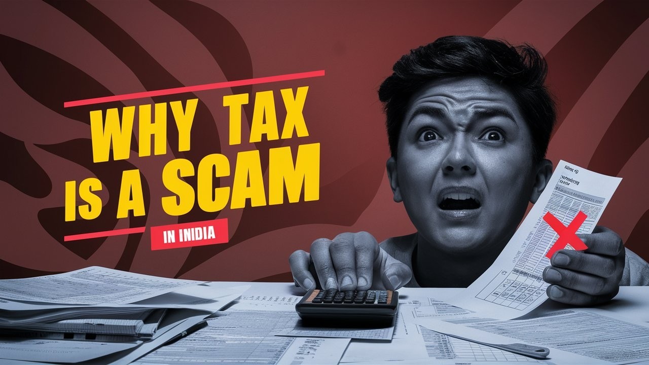 Why Tax is the Biggest Scam in India? Presented By Qriousity