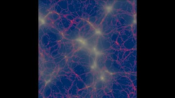 A simulation of the large-scale structure formation on a nearly full-system of Fugaku supercomputer.