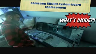 Samsung CHG90 How to fix the system board replacement- WHAT's INSIDE? - HERVEs WORLD- Episode 359