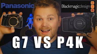 Which Camera is BETTER for Commercials? Panasonic G7 OR  Black Magic Pocket Cinema Camera 4K?