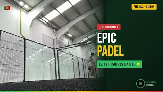Epic Women's Padel Highlights 🔥 F5 Level Rallies at JetSet Lisbon