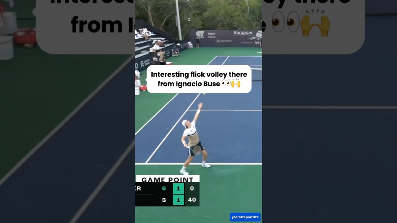 Interesting flick volley there from Ignacio Buse 👀🙌 