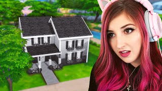 I Tried Building a House in Black and White...in Sims 4