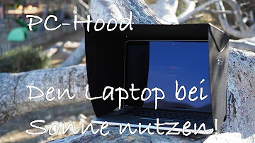 Wie mit Laptop in Sonne arbeiten?