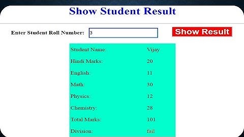 How to Show Student Result in ASP.NET C# | Display Total, Average & Grade