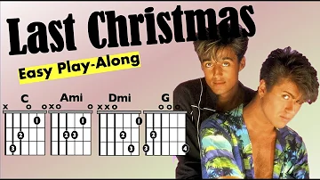 Last Christmas (Wham!) EASY Guitar Chord/Lyric Play-Along