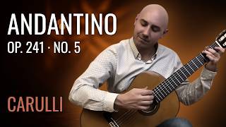 Carulli | Etude No.5, Op.241 Andantino | Classical Guitar