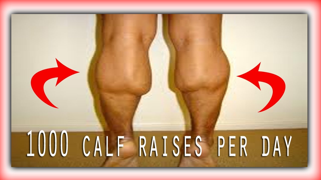 Will 1000 calf raises per day increase your vertical? - YouTube