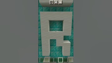 ALL ENGLISH ALPHABET IN MINECRAFT PE BY @dragogaming309 #minecraft #trending #viralshort