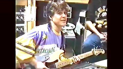 Very rare, Edward Van halen, Charvel, 5150 studio playing Amsterdam, 1985