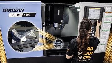 Machining The TITAN-37M on the DN Solutions DEM 4000 CNC Machine