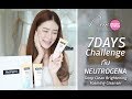 review 7 days challenge กับ neutrogena deep clean brightening foaming cleanser ninabeautyworld