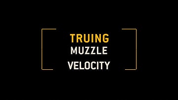 Truing Muzzle Velocity
