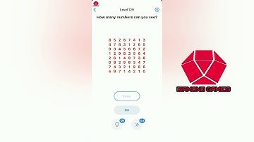 Easy Game Level 129 how many numbers can you see