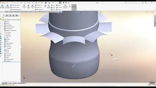 Bottle Design in SolidWorks