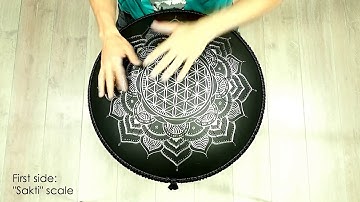 GUDA DRUM Double. Sakti scale / Shiva scale in the frequency of A=432Hz