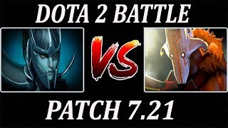 Phantom Assassin Versus Juggernaut - Dota 2 Battle Patch 7.21