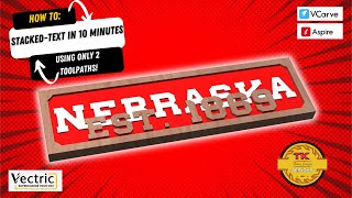 Dominate Vectric Stacked Text Now! | TK Designs