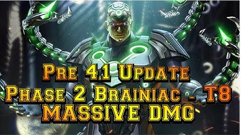 18.2 MIL DMG on P2 Brainiac T8 Raids! | *New* Personal best | Pre update 4.1 |Injustice 2 Mobile