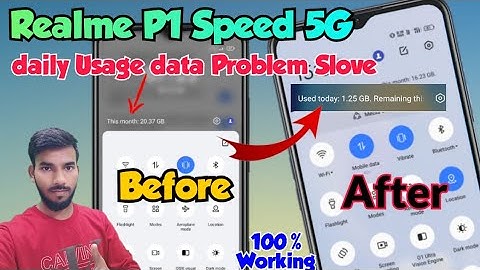 Realme P1 Speed 5g me Usage data problem solve kaise kare | Realme P1 Speed 5g Usage data settings