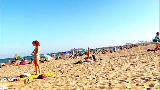 Beach In Valencia | Spain October 2023| 4K  Walking Tour