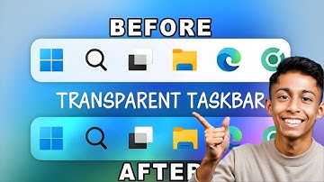 How to Make Your Taskbar Transparent (Windows 10 & 11)