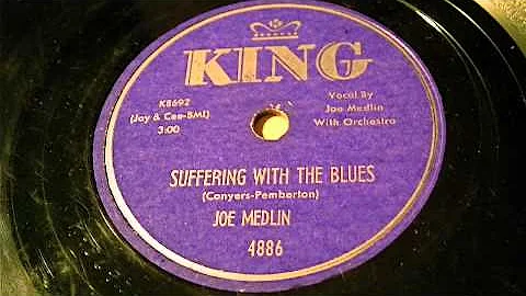 Joe Medlin - Suffering With The Blues 78 rpm!
