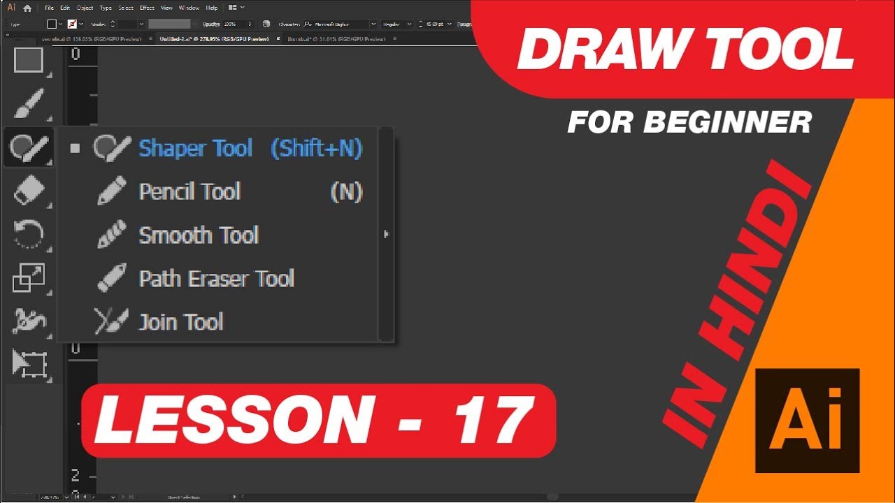 Illustrator Tutorials for Beginners | Adobe illustrator Tutorial in ...