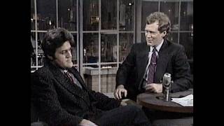 David Letterman interviews Jay Leno on "Late Night" with an appearance by Chris Elliott (1986)