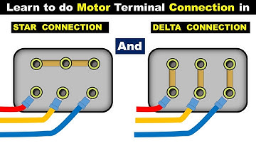 How to Connect Motor winding in Star and Delta | Motor Terminal Connection @TheElectricalGuy