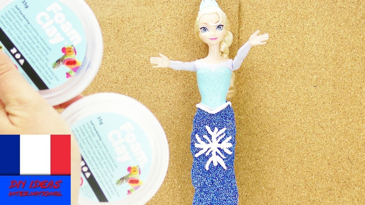 La reine des neiges Elsa a une nouvelle jupe en Foam Clay | Mode Foam