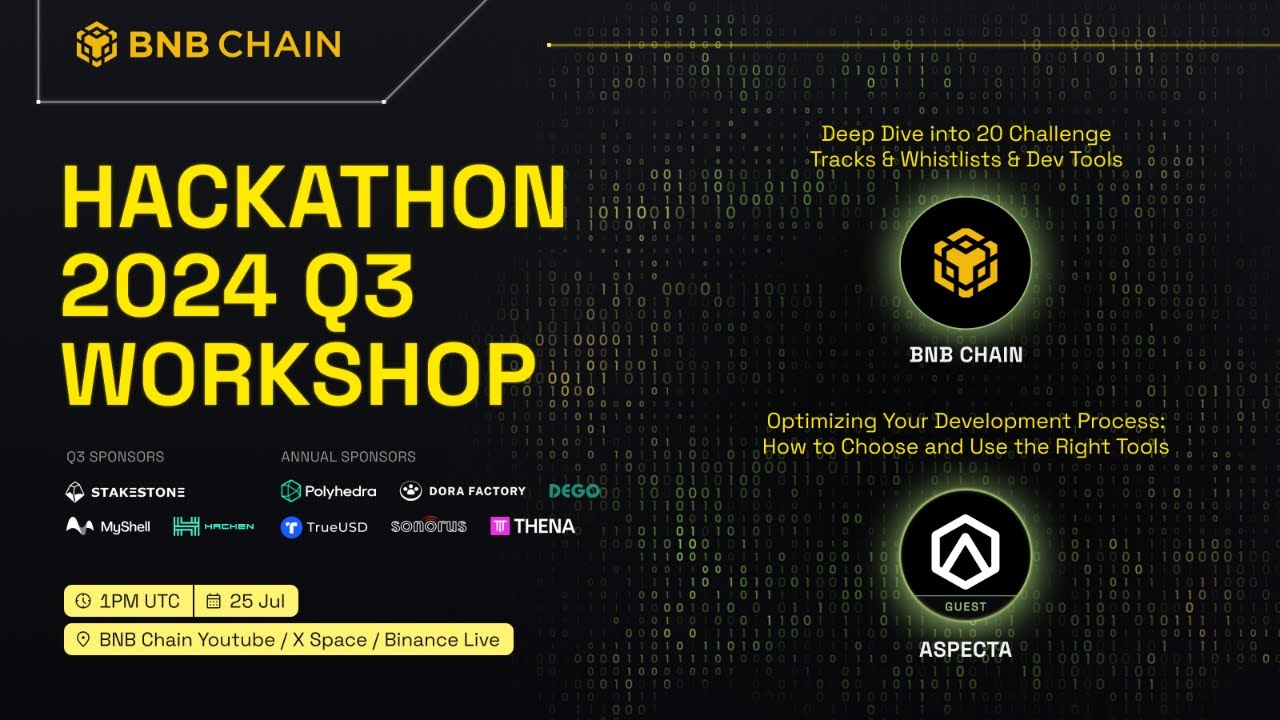 BNB Chain 2024 Q3 Hackathon Workshop Day 2 - YouTube