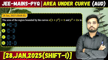 The area of the region bounded by the curves x(1 + y2) = 1 and y2 = 2x is: || Let