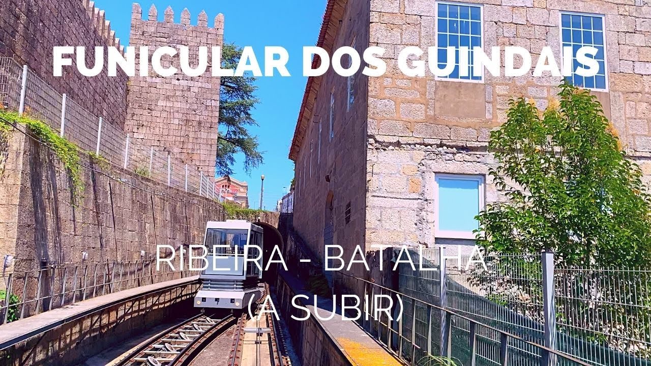 🇵🇹🚠 Funicular dos Guindais - Ribeira ➜ Batalha (a subir)